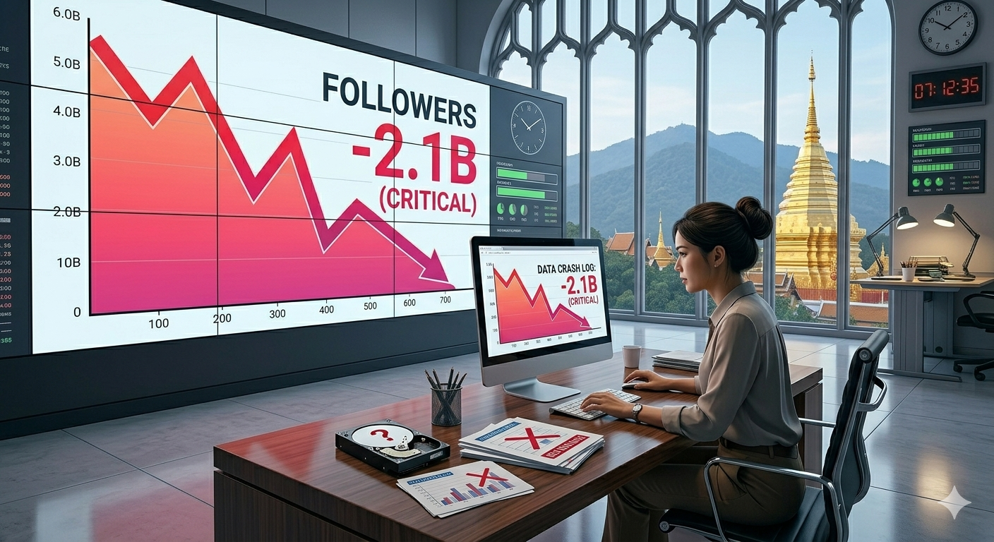 ไม่รู้เมื่อ followers ติดลบ